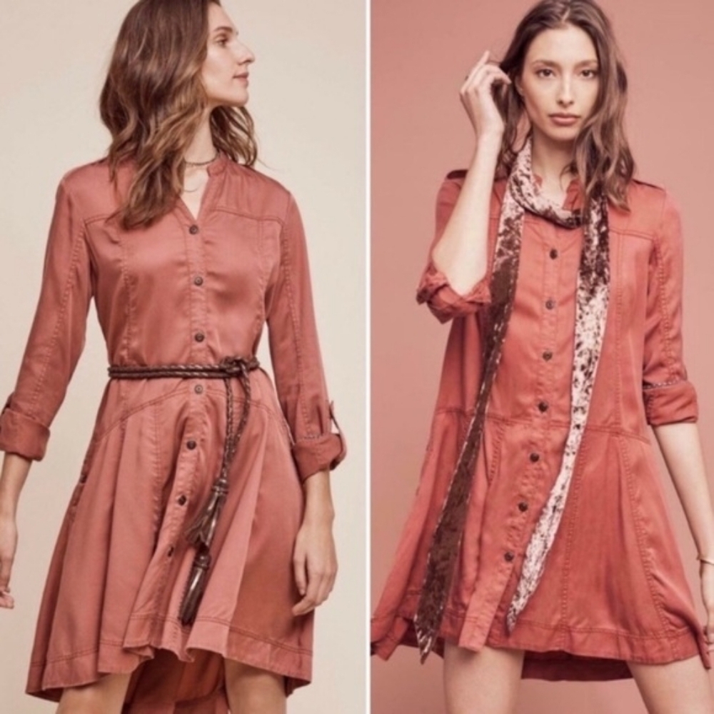 Anthropologie Holding Horses Mariona Shirtdress Shacket